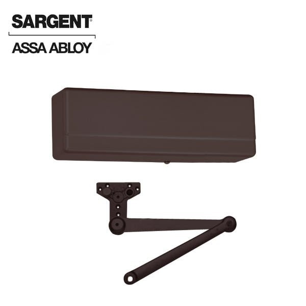 Sargent 281 Series Surface Mechanical Closer Heavy Duty Parallel Arm with Positive Stop Dark Oxidized Satin SRG-281-PS-10BE - main